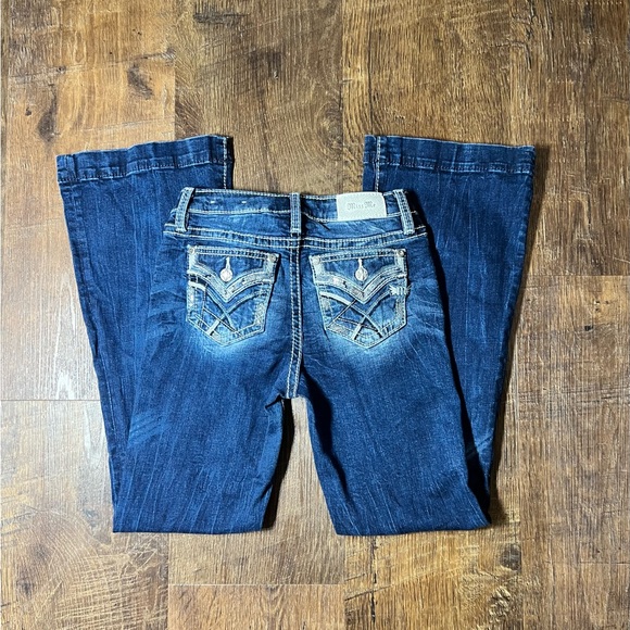 Girls Miss Me Mid-Rise Denim Trousers - Picture 6 of 7